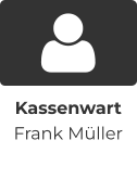 Kassenwart Frank Müller